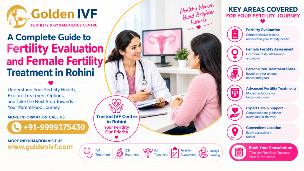 A Complete Guide to Fertility Evaluation and Female Fertility Treatment in Rohini